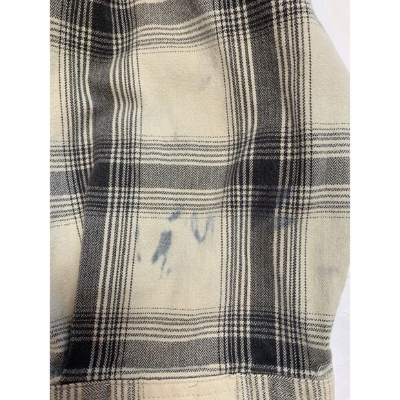 Carhartt Shacket Mens 3XL White Gray Original Fit Rugged Plaid Flannel Workwear - Picture 6 of 10